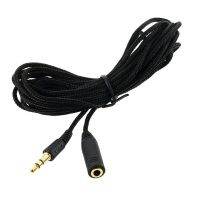 Hot sale high quality Details about  New 10ft/3M 3.5mm Headphone Stereo Audio F/M Extension Cloth Cable For Mp4 3 Cables