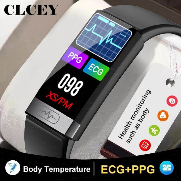 2023ใหม่-gluconometer-นาฬิกาสมาร์ทวอทช์เพื่อสุขภาพผู้ชาย-ecg-ppg-ip68การวัดความดันโลหิตกันน้ำกีฬานาฬิกาอัจฉริยะของผู้หญิง