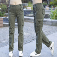 Women Pants Cotton Cargo Pants Slim Fit Casual Hiking Pants Multi-pocket Tactical pants