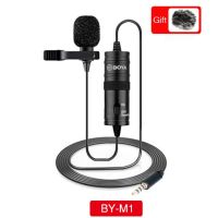 XY-Microphone Boya By M1 Pro 6m Clip-on Lavalier Mini Audio 3.5mm Collar Condenser Lapel Mic For Smartphone Dslr Camcorder Audio