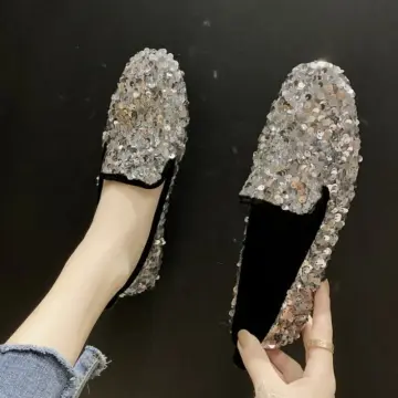 Glitter comfort sale shoes