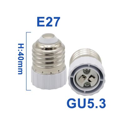 2ชิ้น/ล็อต GU5.3 MR11 MR16 G4แปลงขั้วหลอดไฟ E27 2G1 1ฐานโคมไฟ E40 E14 B22อะแดปเตอร์ซ็อกเก็ตมีแสงเราปลั๊ก EU สำหรับ LED LDZ3732ไฟติดเพดาน Com