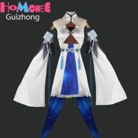 Genshin Impact Guizhong Cosplay Costume Suit Dress Wig Halloween Party Game Anime Cosplays Guizhong Genshin Costumes