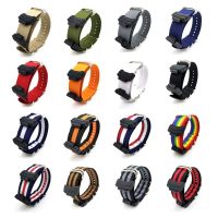 Suitable for GA700/GD120 watch strap GA110/GA120 connector gshock universal nylon canvas watch strap GM2100 watch replacement accessory 【BYUE】