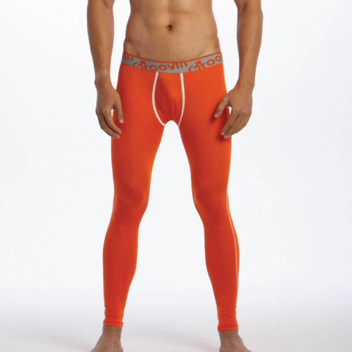 GROOVIN' เลคกิ้ง กางเกงขายาวรัดรูปชายทรง Legging (7 Colors) Lazada.co.th