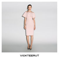 VICKTEERUT (ราคาปกติ 14,000-.) Re-Edition Off Shoulder Sheath Dress เดรสเปิดไหล่ เดรสเข้ารูป