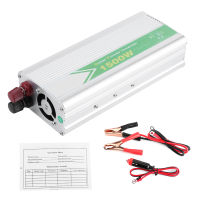 1500W เครื่องแปลงกระแสไฟฟ้า DC12V To AC220V การแก้ไขคลื่นมีอินดิเคเตอร์ LED