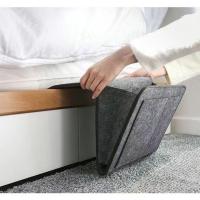 High-end MUJI Felt bedside storage bag bedside storage hanging bag dormitory portable storage bag bedside storage bag