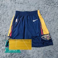 2021-22 NBA Orleans Pelicans Basketball Jersey Shorts For Men Deep Blue