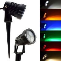 ๑☇☾ Outdoor LED 9w Waterproof LED Flood Light Spotlight Bulb Landscape Garden Yard Lamp 85-265V DC 12V Green Blue Red Yellow Warm