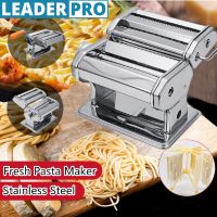 Stainless Steel Fresh Pasta Maker Roller Machine for Spaghetti Noodle Fettuccine Dumpling Maker Noodle-Maker Roller-Machine