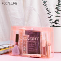 Focallure กระเป๋าเครื่องสำอางค์  กระเป๋าถือ ของชำร่วยพีวีซี กระเป๋าเดินทางกันน้ำ กระเป๋าแต่งหน้าแบบพกพาพิเศษ