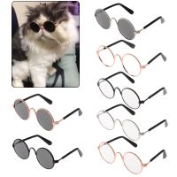 ZZOOI Pet Glasses Costume Sunglasses Round Funny Fashion Props Dog Cat Supply Products