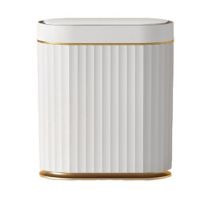 2 Gallon Waterproof Automatic Trash Can with Lid, Motion Sensor for Bedroom, Bathroom, Kitchen, Office Easy to Use
