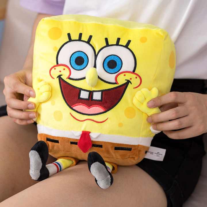 kawaii-อะนิเมะอุปกรณ์ต่อพ่วง-spongebob-ตุ๊กตาตุ๊กตาประดับห้อง-patrick-star-ตุ๊กตาของเล่นกระเป๋าเป้สะพายหลังจี้คริสต์มาสของขวัญเด็ก