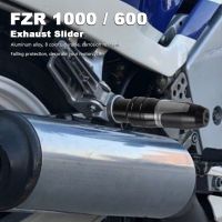 ตัวเลื่อนไอเสียแผ่นกันกระแทก FZR600อลูมิเนียม CNC สำหรับยามาฮ่า FZR1000เจเนซิส FZR250 FZR400 FZR750 FZR 250 250R 400 600 750ฝาครอบ1000 750R