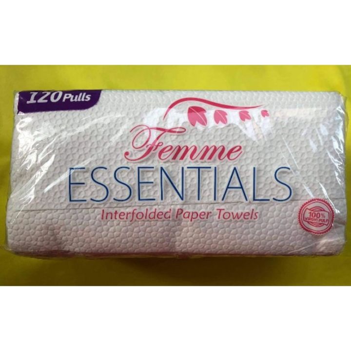 Femme ESSENTIALS Interfolded Paper Towel | Lazada PH