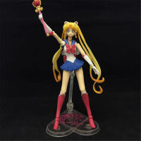 ฟิกเกอร์อนิเมะเซเลอร์มูนสึกิโนะ Usagi ของเล่นเคลื่อนย้ายได้ Figma ชุดเปลี่ยน Sailor Moon Action Figures ชุดตกแต่งบ้านตุ๊กตาของขวัญ