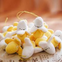 ✆☇¤ BULK 100PCS 6CM NEW Cheap amp; Quality Little Yellow Banana Plush TOY doll String rope pendant Stuffed TOY Wedding Bouquet Gift