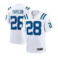 อินดีแอนาโพลิสโคลทส์ Nfl อินดีแอนาโปลิสรักบี้28 # เสื้อเจอร์ซีย์เทย์เลอร์