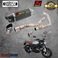 ท่อxsr155 yamaha ท่อakrapovic 2รู เคฟล่า ท่อแต่ง xsr155 เสียง แน่น นุ่ม ทุ้ม ไม่แต่งในรอบสูง ระบายความร้อนได้ดี อัตราเร่งดีขึ้น รับประกันสินค้า 1 ปี ต