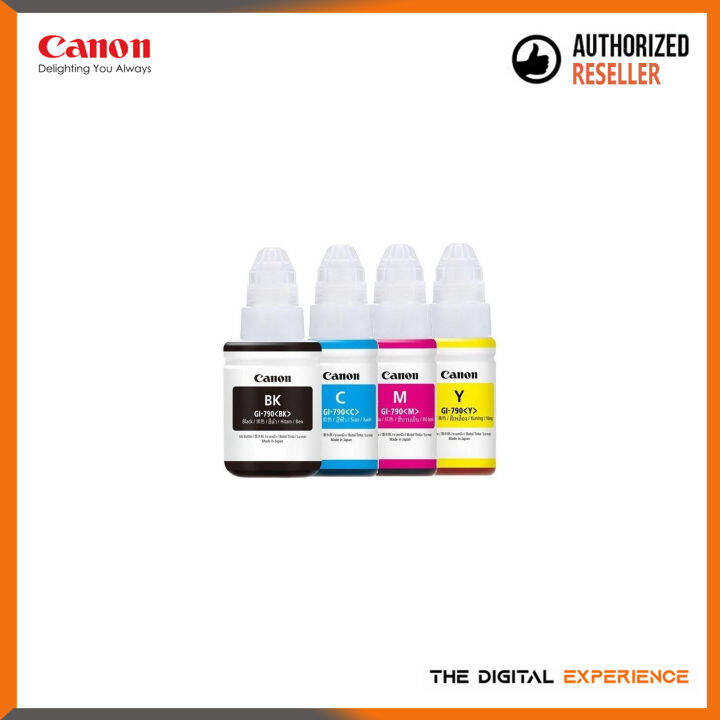 Canon GI790 Original Ink Bottle (Cyan, Yellow, Magenta, Black) Lazada PH