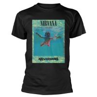 Hot sale Nirvana band  graphic Mens 100% Cotton Round Neck Short Sleeve T-Shirt  Adult clothes