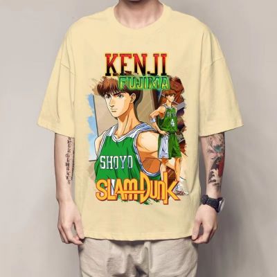 ข้อเสนอพิเศษ tshirt Fujima – T-shirt imprimé dessin animé Kenji pour homme et femme, vêtement surdimensionné en coton à manches courtS-5XL