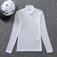 2023 Summer Golf Women Sunscreen with long sleeves and ultra-thin ice silk bottoming shirt Towels