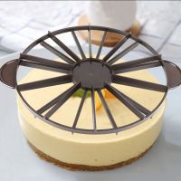 Household Round 10/12 Piece Bread Cake Divider Equal Portion Cutter Slice Marker Baking Tool