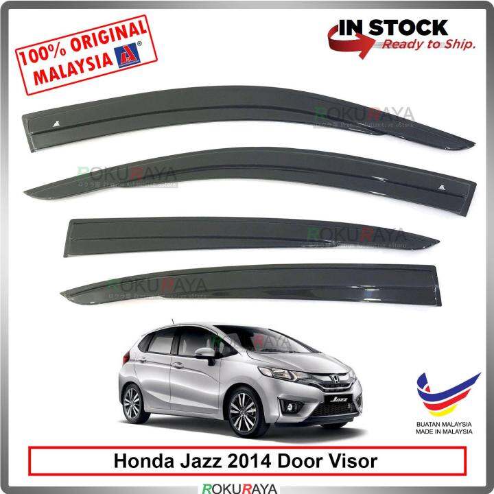 Honda Jazz (3rd Gen) 2013 AG Door Visor Air Press Wind Deflector (AG Mugen Design) Lazada
