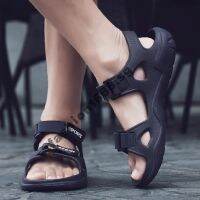 Outdoor Sandal Pria Anti Slip Karet Hitam Ukuran 40-45