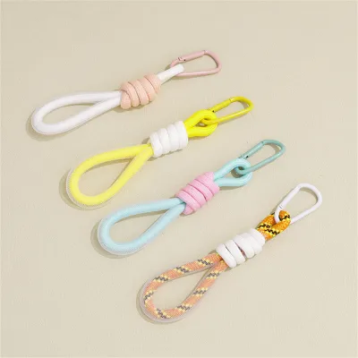 Two-color Schoolbag Lanyard Versatile Lanyard For Phone And Bags Pendant Cell Phone Chain Fluorescent Phone Strap Mobile Phone Strap