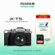 Trả góp 0%+MGG đến 1.5trMáy ảnh kỹ thuật số Fujifilm X-T5