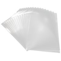 P8DF 20 Pcs Clear Presentation Files Paper Cover Transparent Binding Report A4 Folder for Business Documents School Projects