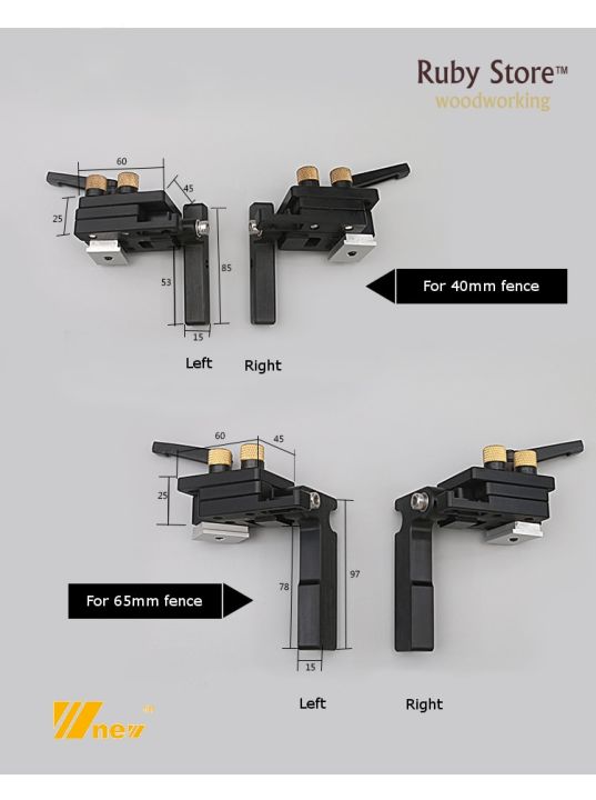 t-track-ขนาด45มม-พร้อมกลไกปรับสเกลได้ตัดการเลื่อนขององศาสำหรับโต๊ะเลื่อย