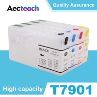 【Customer favorite】 เครื่องพิมพ์ T7904 T7903 T7902 T7901 Aectach ตลับหมึกสำหรับ Epson Workforce Pro Wf-4630dwf 4640Dtwf