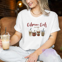 2023 NewGilmore สาวและเสื้อกาแฟตลก Gilmore สาวคริสต์มาสเสื้อยืด Lukes Diner I กลิ่นหิมะคริสต์มาสประเดิม Gilmore สาว Merch