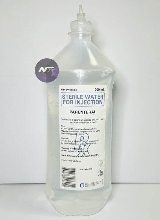 Sterile Water for Injection PARENTERAL 1000ml Lazada PH