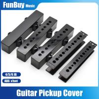 ‘【；】 1Set Plastic 10 Hole Open Closed Type 5 String JB Style Bass Pickup Cover Case/Lid/Shell/Top Neck Bridge Pickup Cover Black