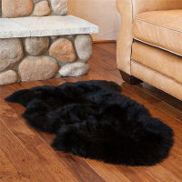 OIMG Faux Fur Rugs Fluffy Mat Floor Sheepskin Shag Shaggy Green Pink for Living Room Girl Bedroom Home Decor Cute Modern Carpet