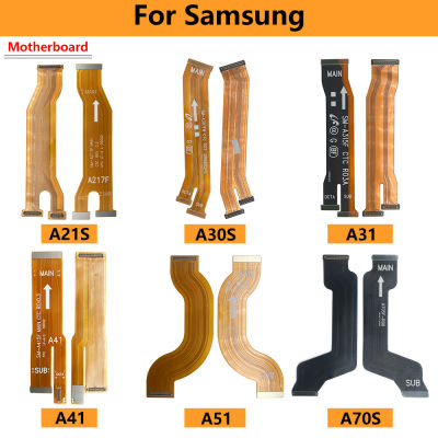 50ชิ้น Penggantian Asal Papan Utama เมนบอร์ด Penyambung Kabel Flex สำหรับ Samsung Galaxy A10S M15 A20S A20 A21 A21S A30S A31