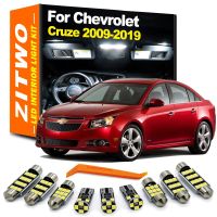 ZITWO ชุดไฟโดม LED ภายใน13ชิ้นสำหรับ Chevrolet Chevy Cruze 2009- 2014 2015 2016 2017 2018ลำต้นชิ้นส่วนโคมไฟกันแดด2019