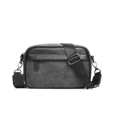 2021GLMAHUA Solid Men Shoulder Crossbody Bags Fashion Soft Black Messenger Bags For Male Vintage Man Single Small Square Bag