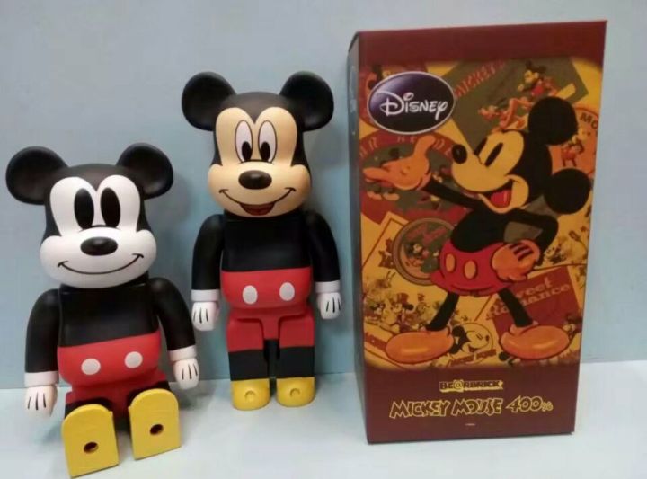 400-bearbrick-disney-mickey-ตุ๊กตาของเล่นสําหรับเด็ก