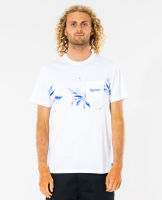 RIP CURL เสื้อยืด CTEWA9 HAWAII TROPICS ALOHA TIME TEE S21