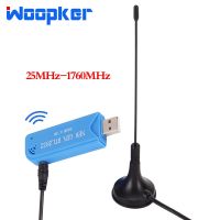 Woopker RTL2832U DAB และ FM ตัวรับทีวี R828D SDR RTL A300U 25Mhz-1760ยูเอสบี Mhz 2.0ตัวเชื่อมต่อยูเอสบีตันเล่อดองเกิ้ลพร้อมเสาอากาศ