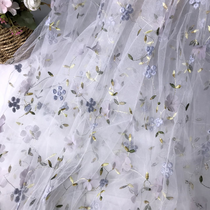 3d-bersulam-bunga-mesh-fabrik-bersulam-lace-pakaian-perkahwinan-sulaman-pakaian-fabrik-borong-al168