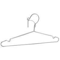 Wire Hangers Thin Hangers Windproof Metal Hanger With Arc Groove Design Space Saving Anti-blowing for Coat T-shirt Pants Skirt fashion