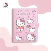 ๑┅ Sanrio Hello Kitty Kuromi Notebook Cinnamoroll My Melody Girl Diary Planner Notepad Stationery School Office Supplies Gifts